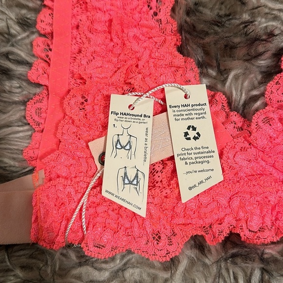 We Are HAH flip HAHround bra XS fried salmon - Picture 9 of 11